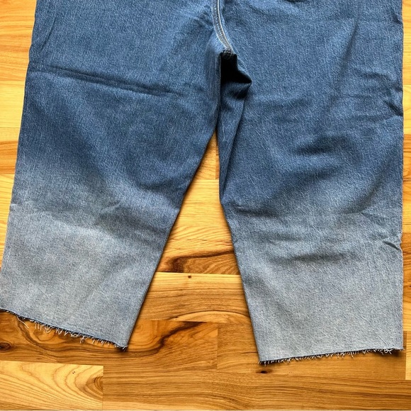 Talbots WIDE LEG CROP DENIM JEANS HOFFMAN WASH WOMEN Sz 20WP Casual BOHO NWT - Picture 6 of 15